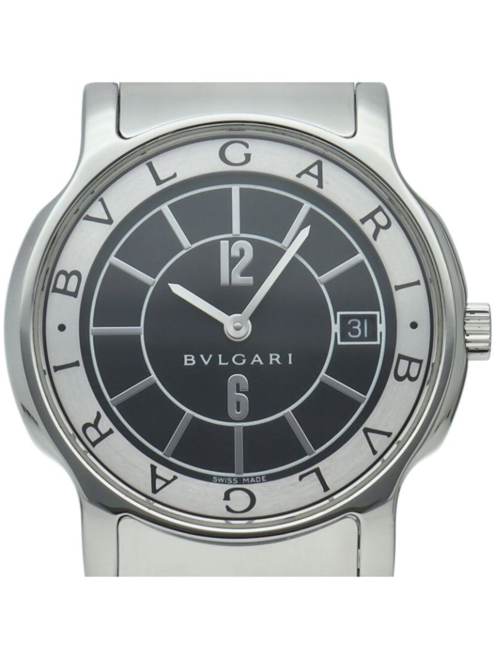 Bvlgari Solotempo Watch 35 SS Black